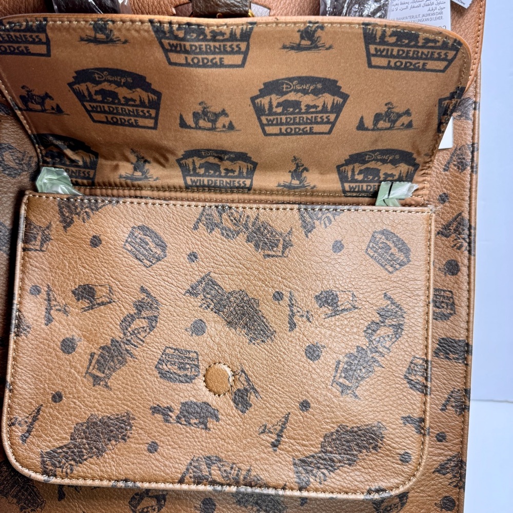 NWT Loungefly Disney Parks Wilderness Lodge Resort Loungefly Backpack Mickey - Picture 8 of 16